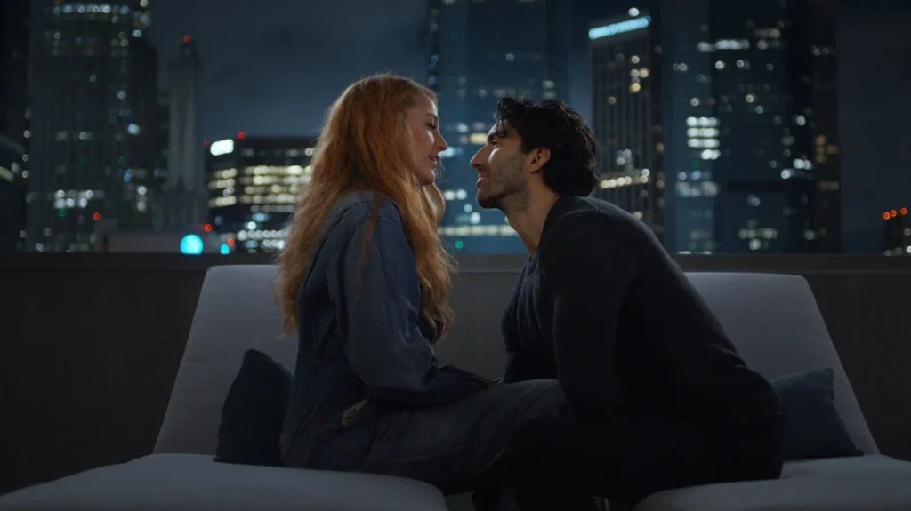 Blake Lively and Justin Baldoni in a still from It Ends with Us