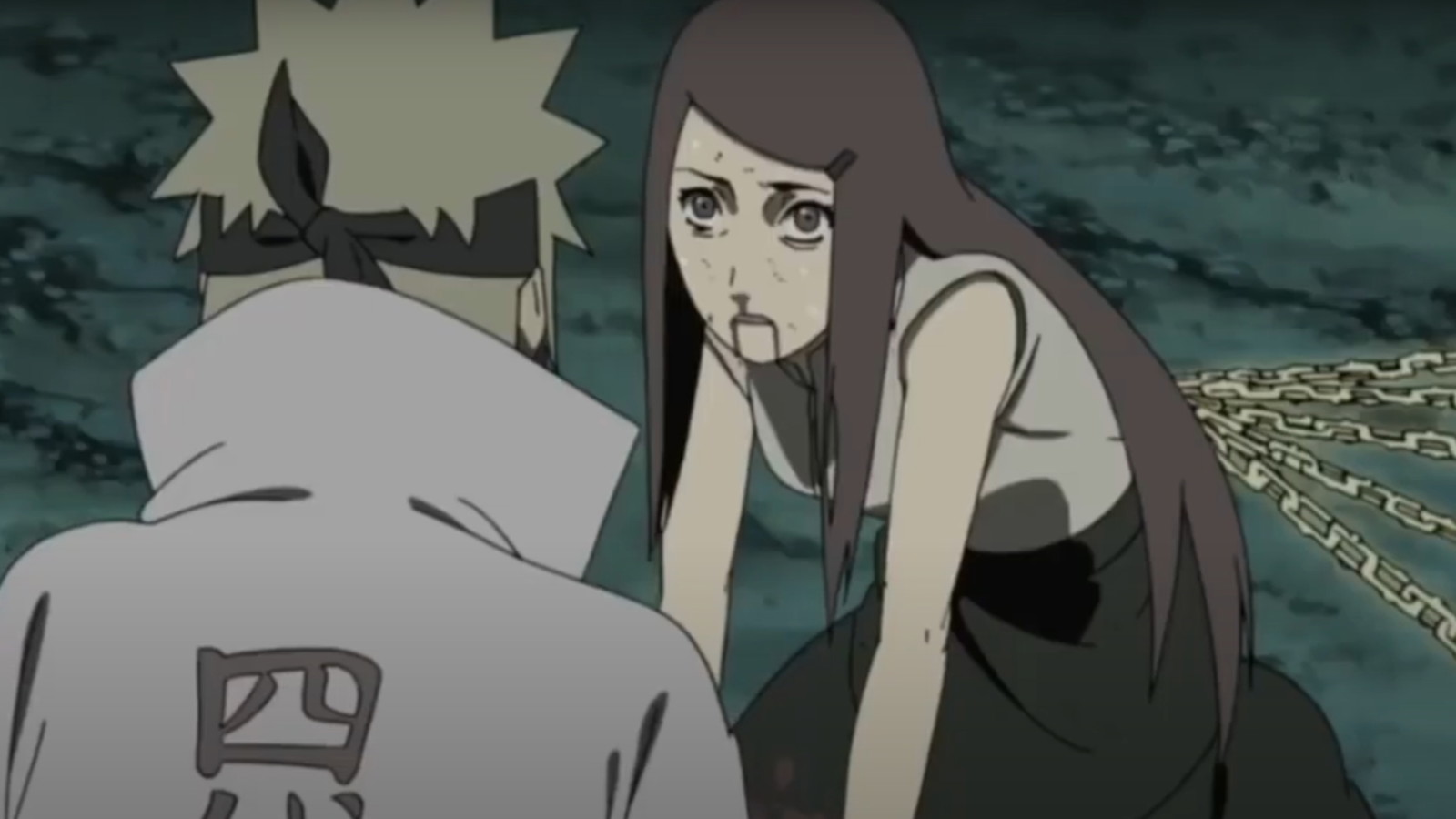 Minato and Kushina sacrifice their lives to seal Kurama in Naruto Shippuden