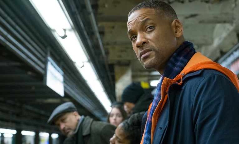 Will Smith as Howard Inlet, a father who lost his child, in Collateral Beauty