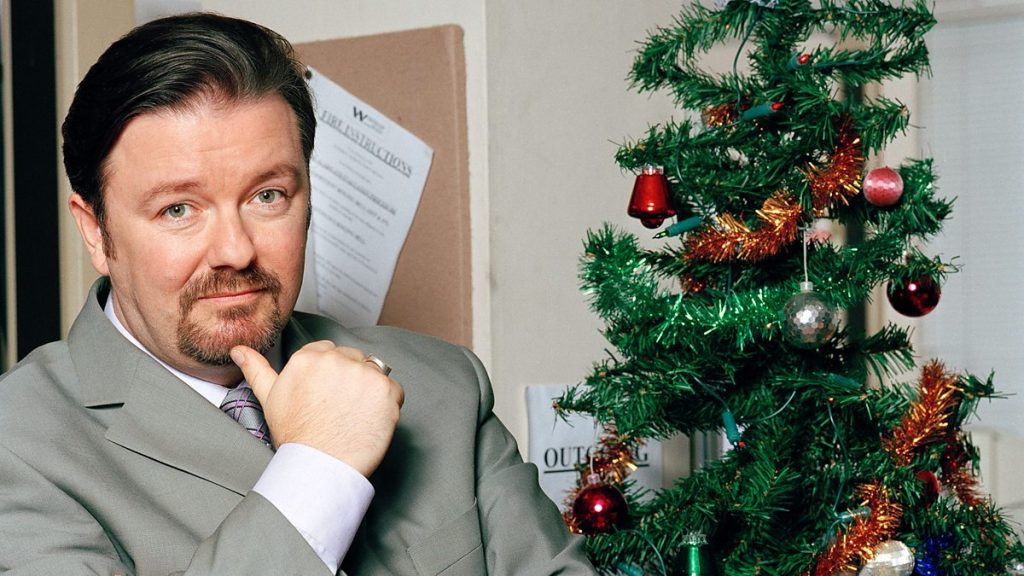 Ricky Gervais as David Brent in a still from The Office