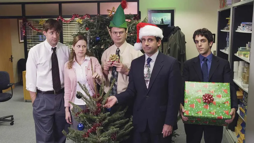 Michael Scott and his team in The Office U.S. version