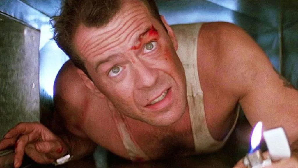 Bruce Willis in Die Hard