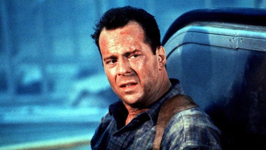 Bruce Willis in a still from Die Hard 2