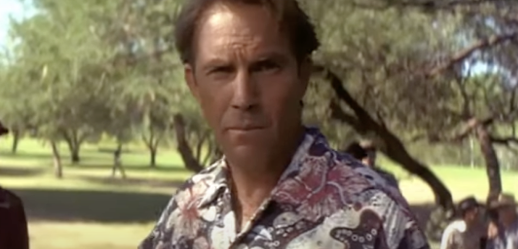 Kevin Costner in Tin Cup 