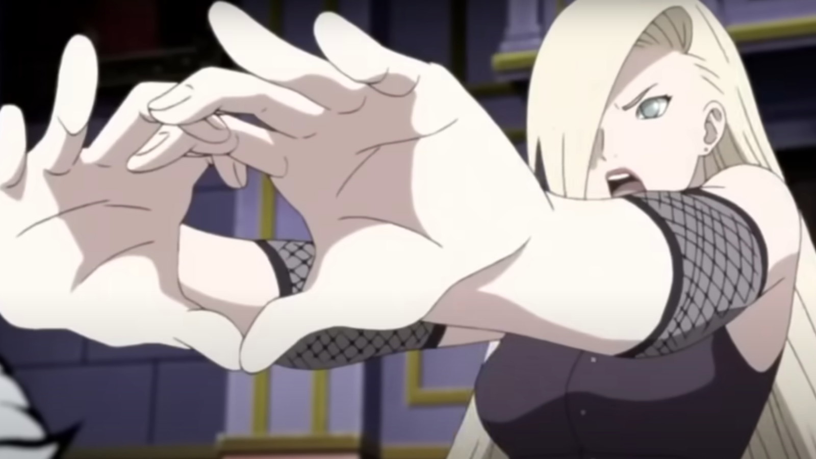 Ino uses her abilities to help Sai in Masashi Kishimoto's Naruto Shippuden