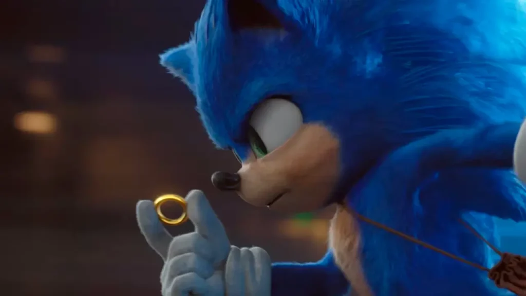 A still from Sonic the Hedgehog