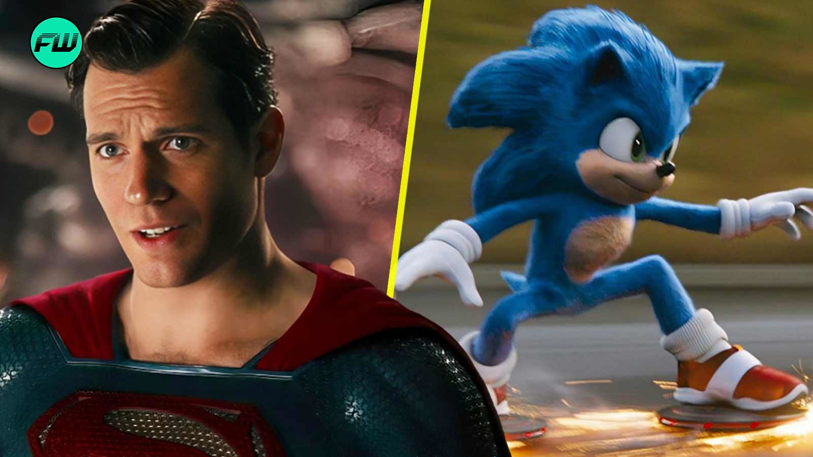 sonic-henry cavill-justice league