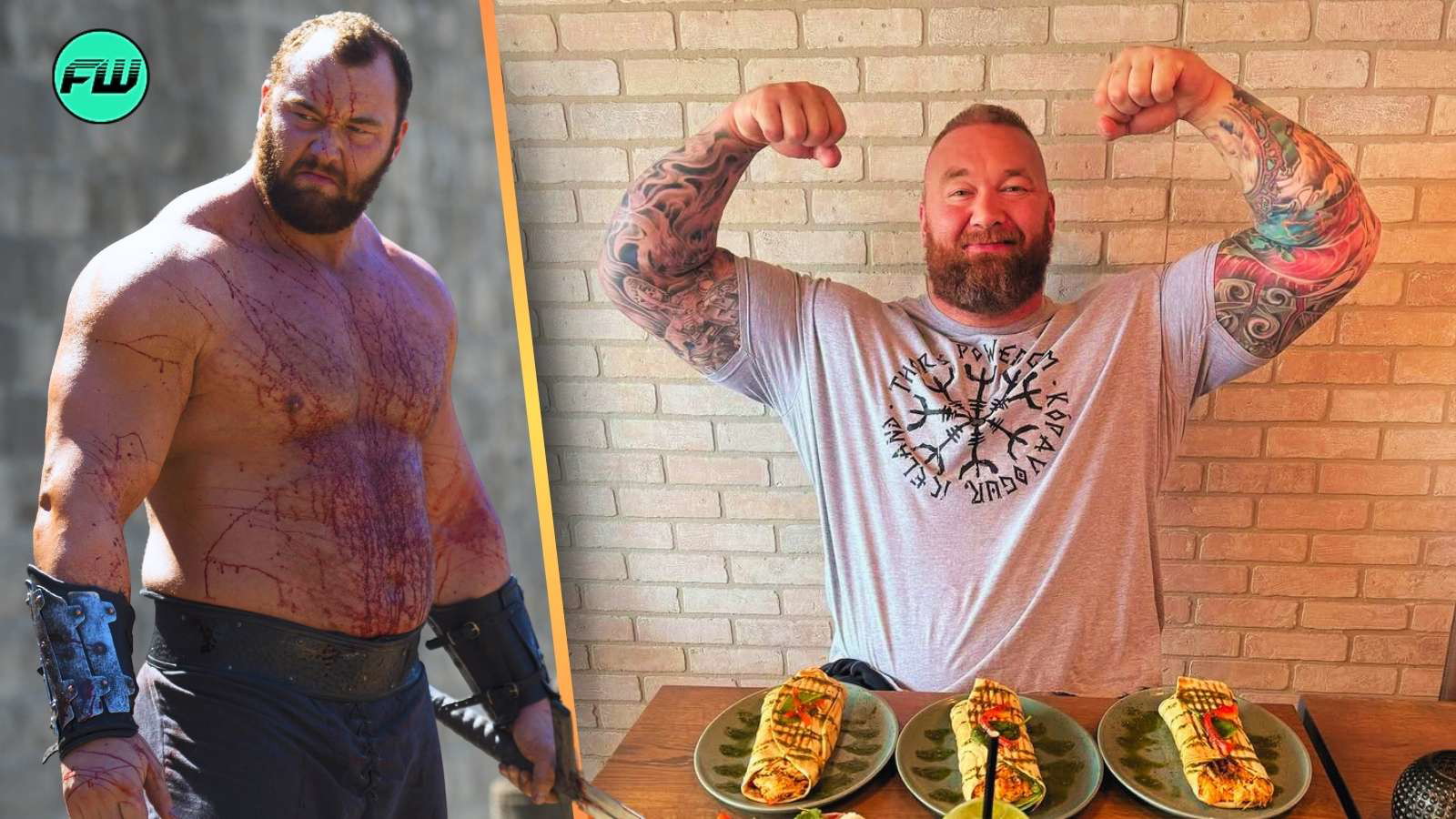 Watch The Mountain From Game of Thrones Quit on the Mat After Grappling With Someone 190 lbs Lighter Than Him