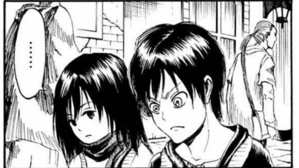 A panel from Hajime Isayama's Attack on Titan