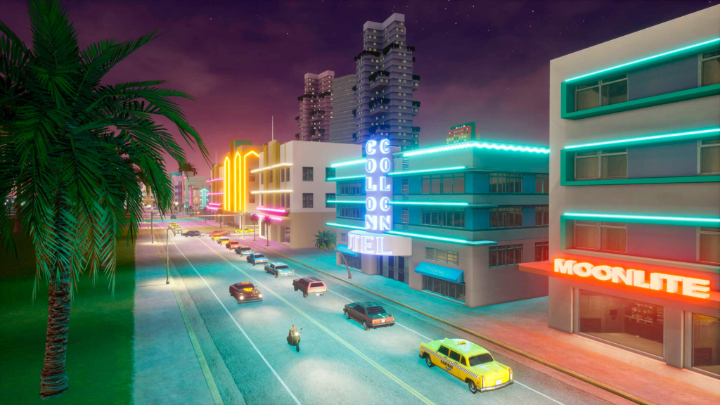 An in-game screenshot from GTA: Vice City.