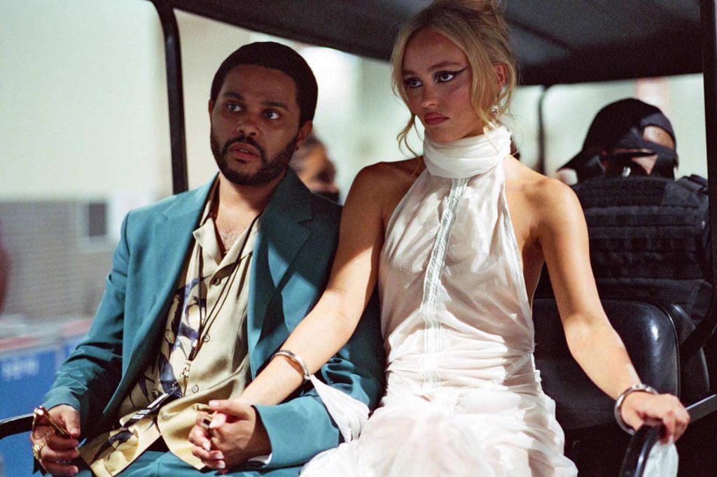 The Weeknd and Lily-Rose Depp in The Idol.