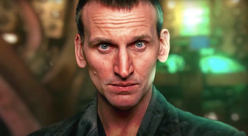 Christopher Eccleston as the Ninth Doctor in Doctor Who.