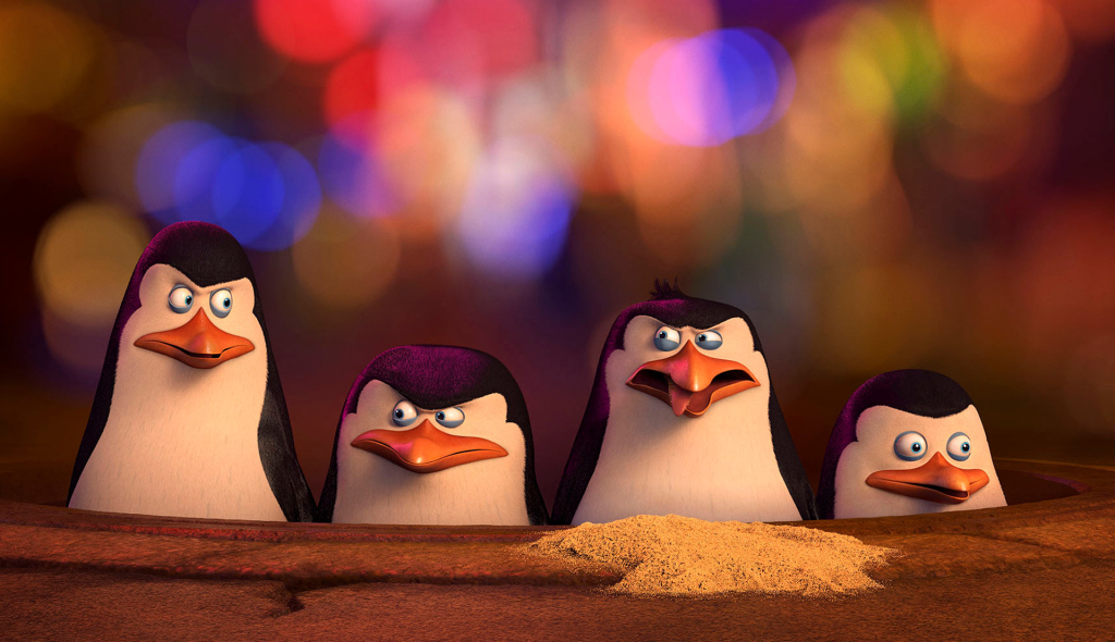 An in-game screenshot from The Penguin of Madagascar.