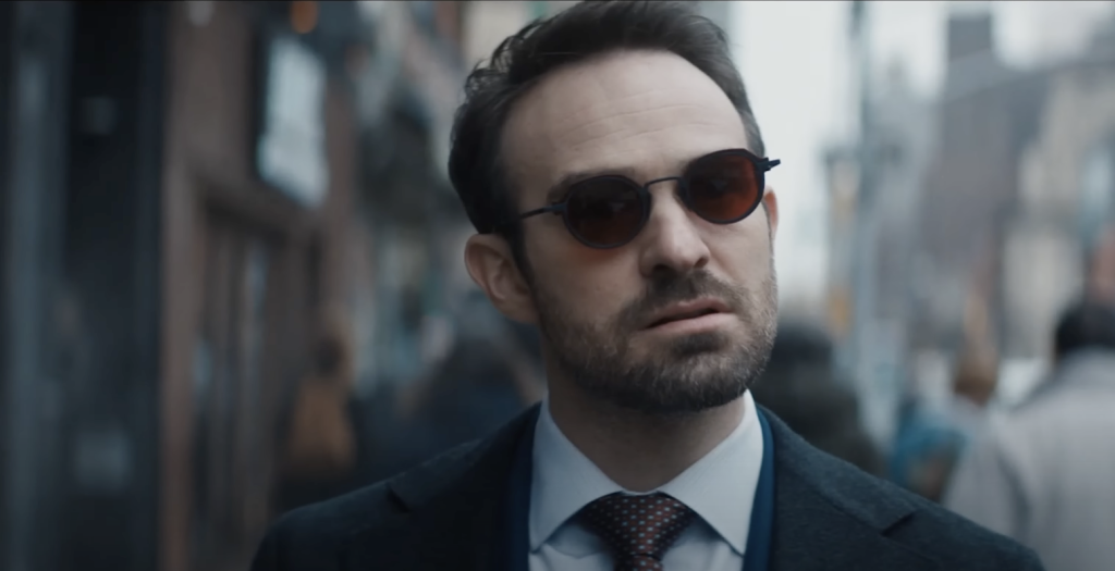 Charlie Cox as Matt Murdock. 