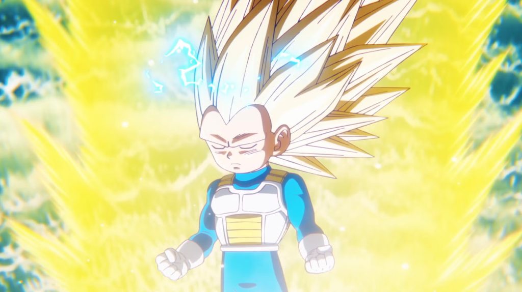 Vegeta Super Saiyan 3 in Dragon Ball DAIMA