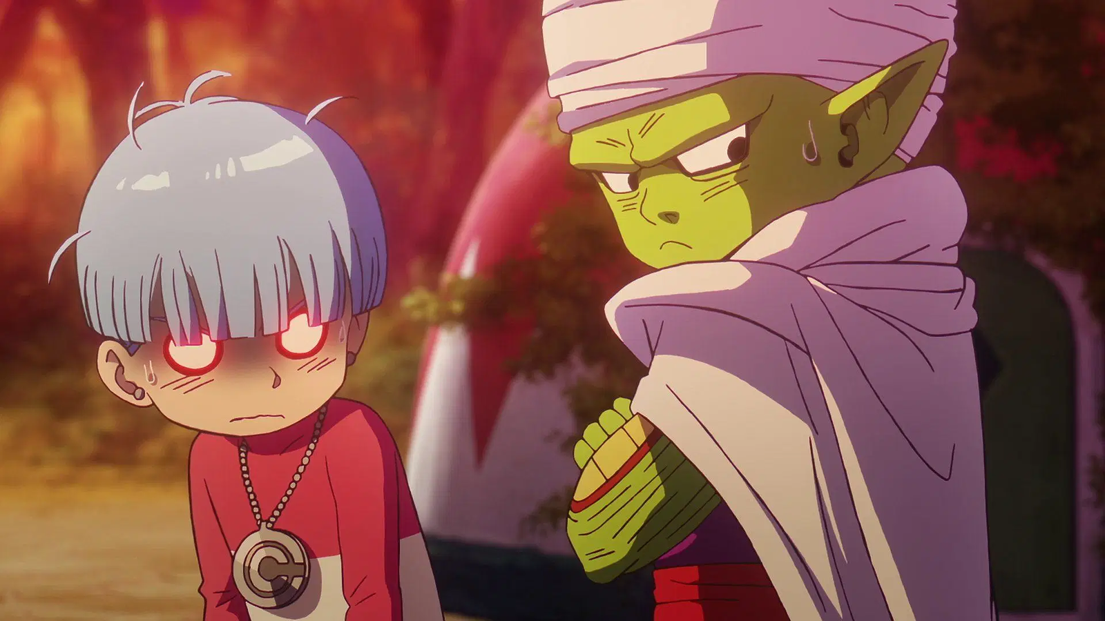 Bulma and Piccolo in Dragon Ball DAIMA