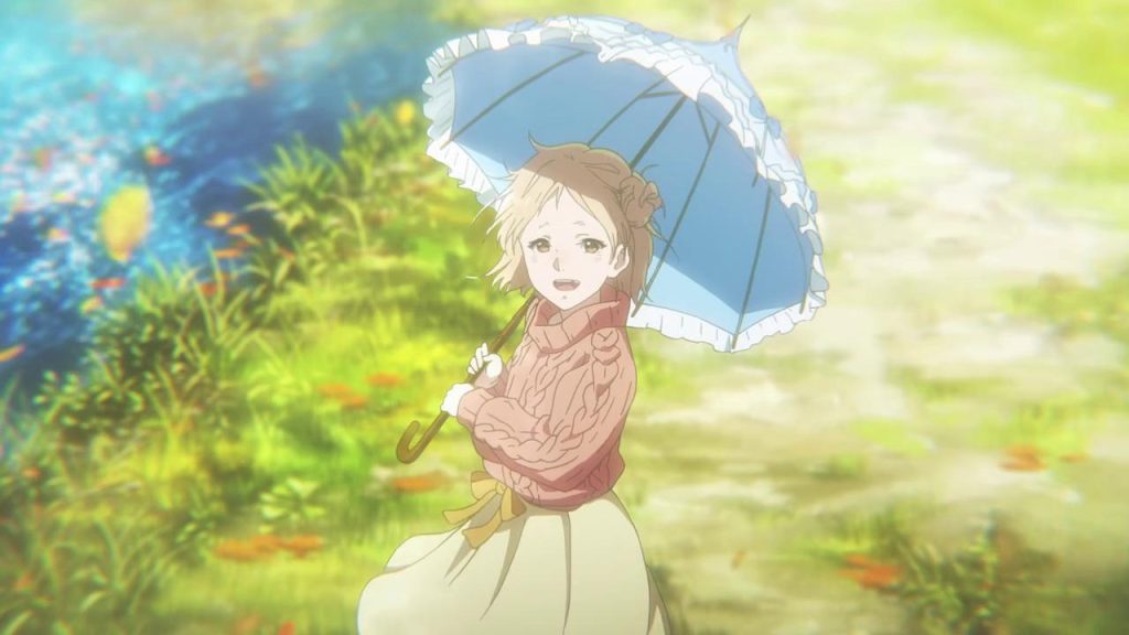 A still from episode 7 of Violet Evergarden