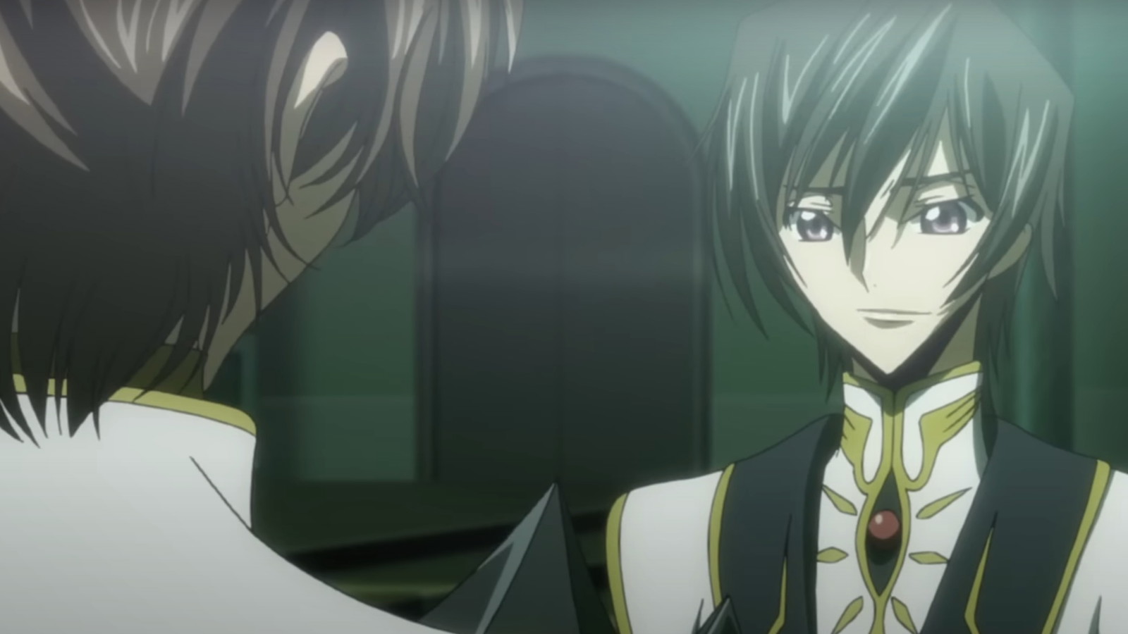 Lelouch and Suzaku in a still from Code Geass anime