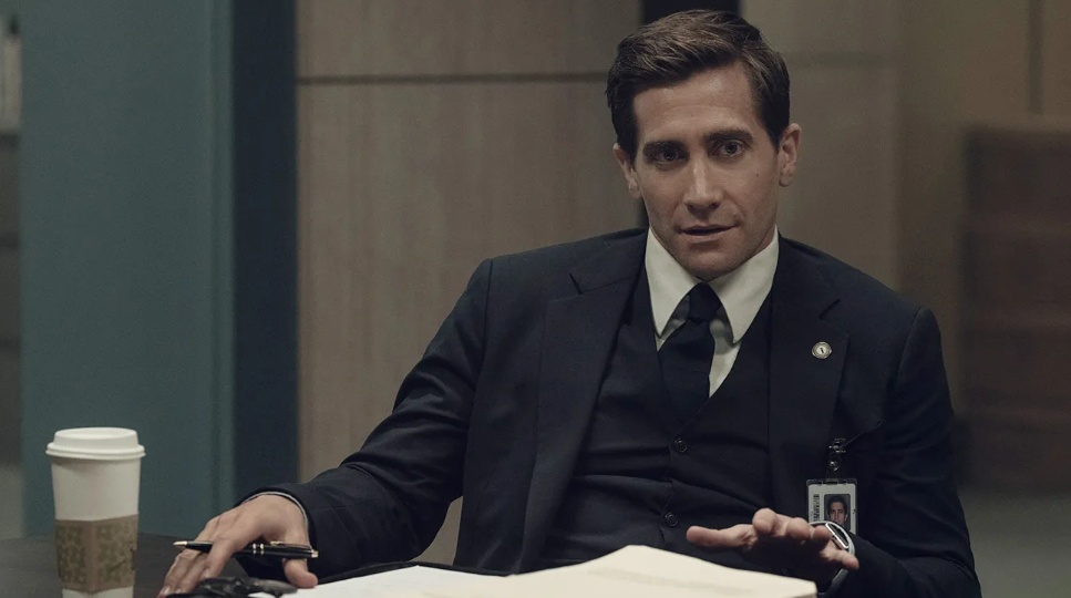 Jake Gyllenhaal as Rusty Sabich in Presumed Innocent.