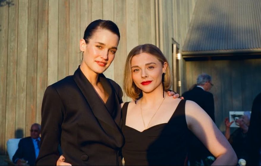 Kate Harrison and Chloë Grace Moretz in a portrait posted by Harrison on Instagram