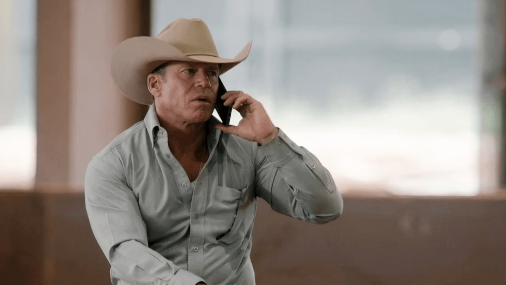 Taylor Sheridan in a still from Yellowstone