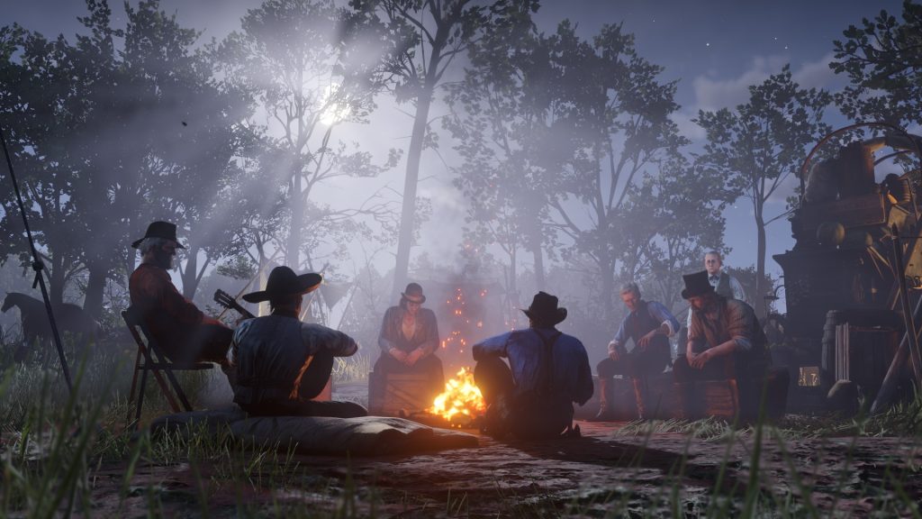 The Van Der Linde gang from Red Dead Redemption 2