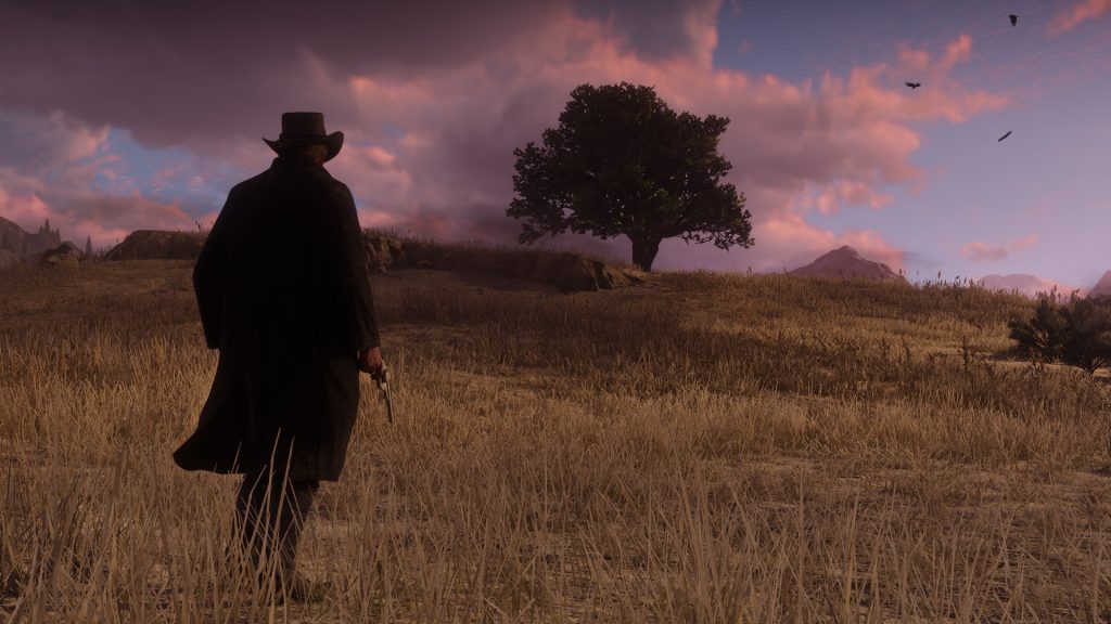 A screencap from Red Dead Redemption 2