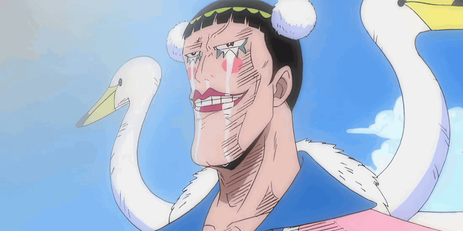 Bon Clay sacrifices himself in the Alabasta Arc in One Piece. 