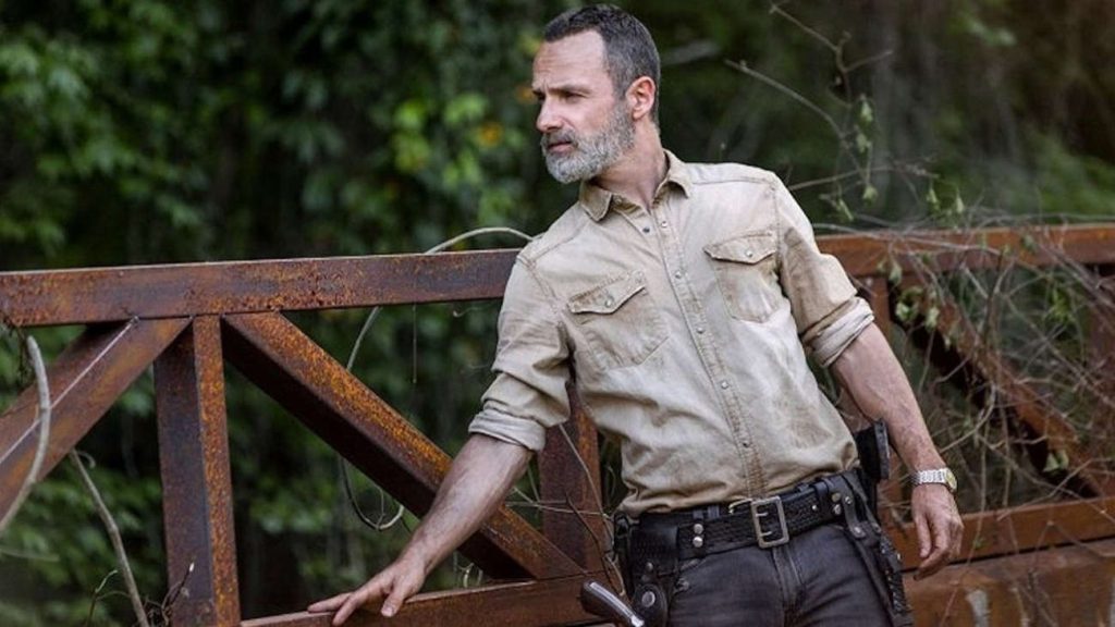 Andrew Lincoln looks for something 