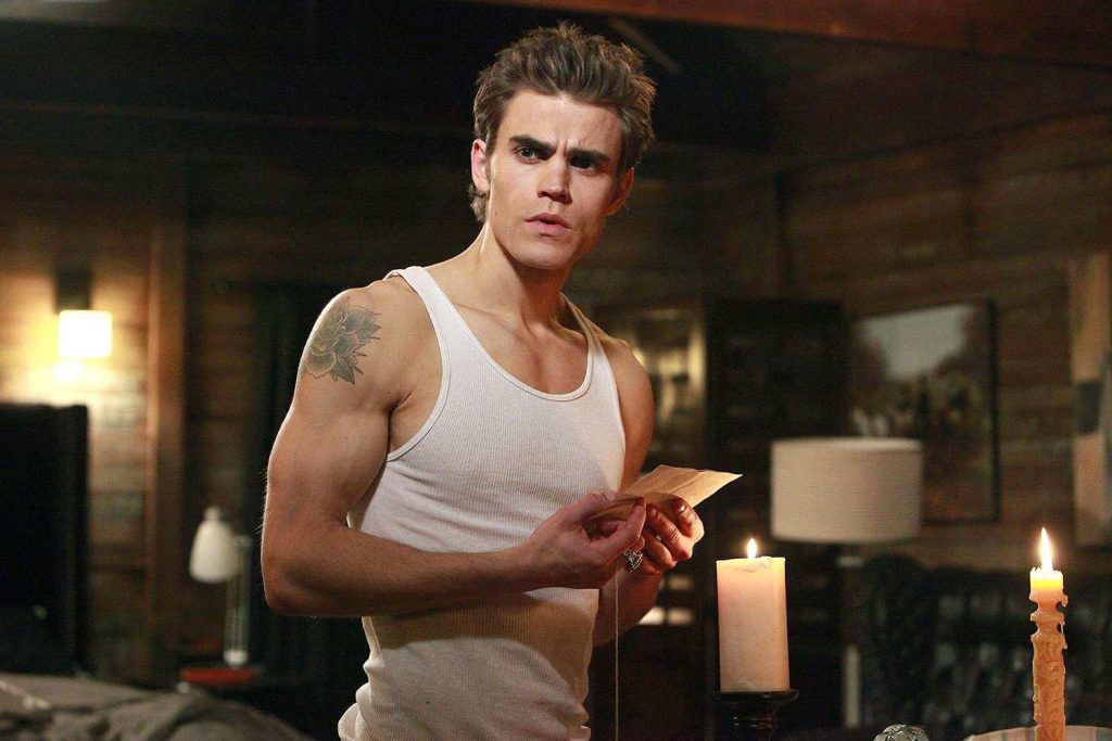 Paul Wesley in The Vampire Diaries.