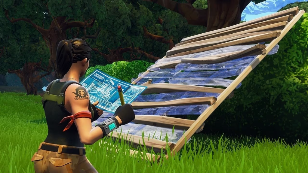 An in-game screenshot from Fortnite.