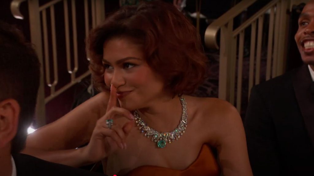 Zendaya at Golden Globes 2025