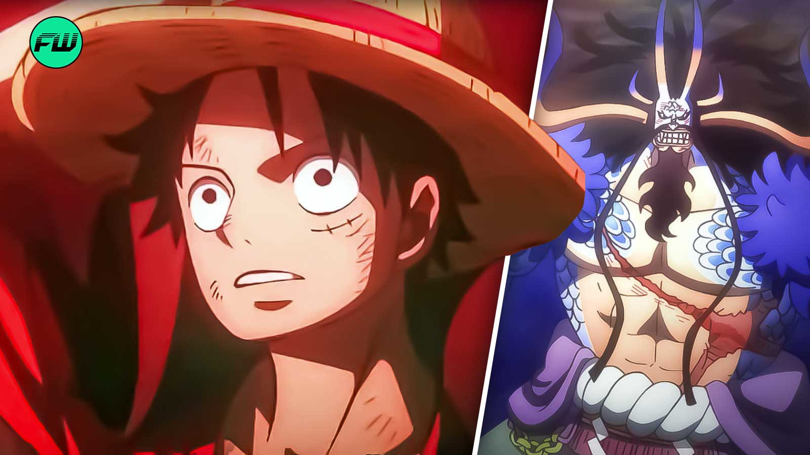 kaido, luffy