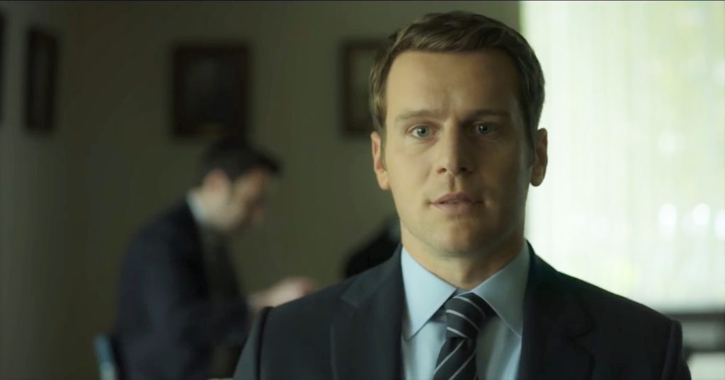 Jonathan Groff as Holden Ford, a Federal Bureau of Investigation (FBI) agent, in Mindhunter