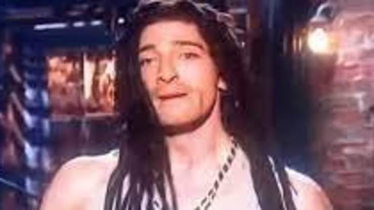 Adrien Brody in a still from his notorious 2003 SNL skit 