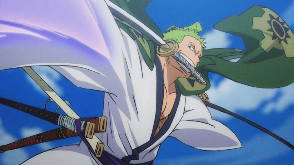 Roronoa Zoro's time-skip designOne Piece.