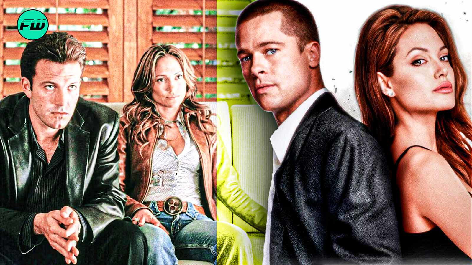 Angelina Jolie, Brad Pitt and Ben Affleck and Jennifer Lopez