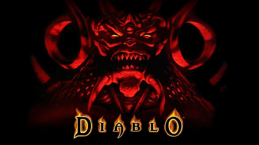 Cover art of the original Diablo game.