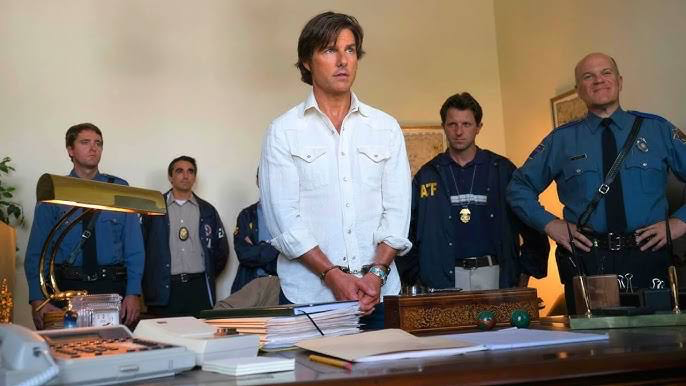 Tom Cruise in a still from American Made where his character Barry Seal got involved in drugs and arms smuggling