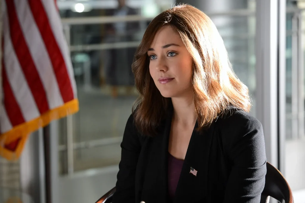 Megan Boone as Elizabeth Keen in The Blacklist.