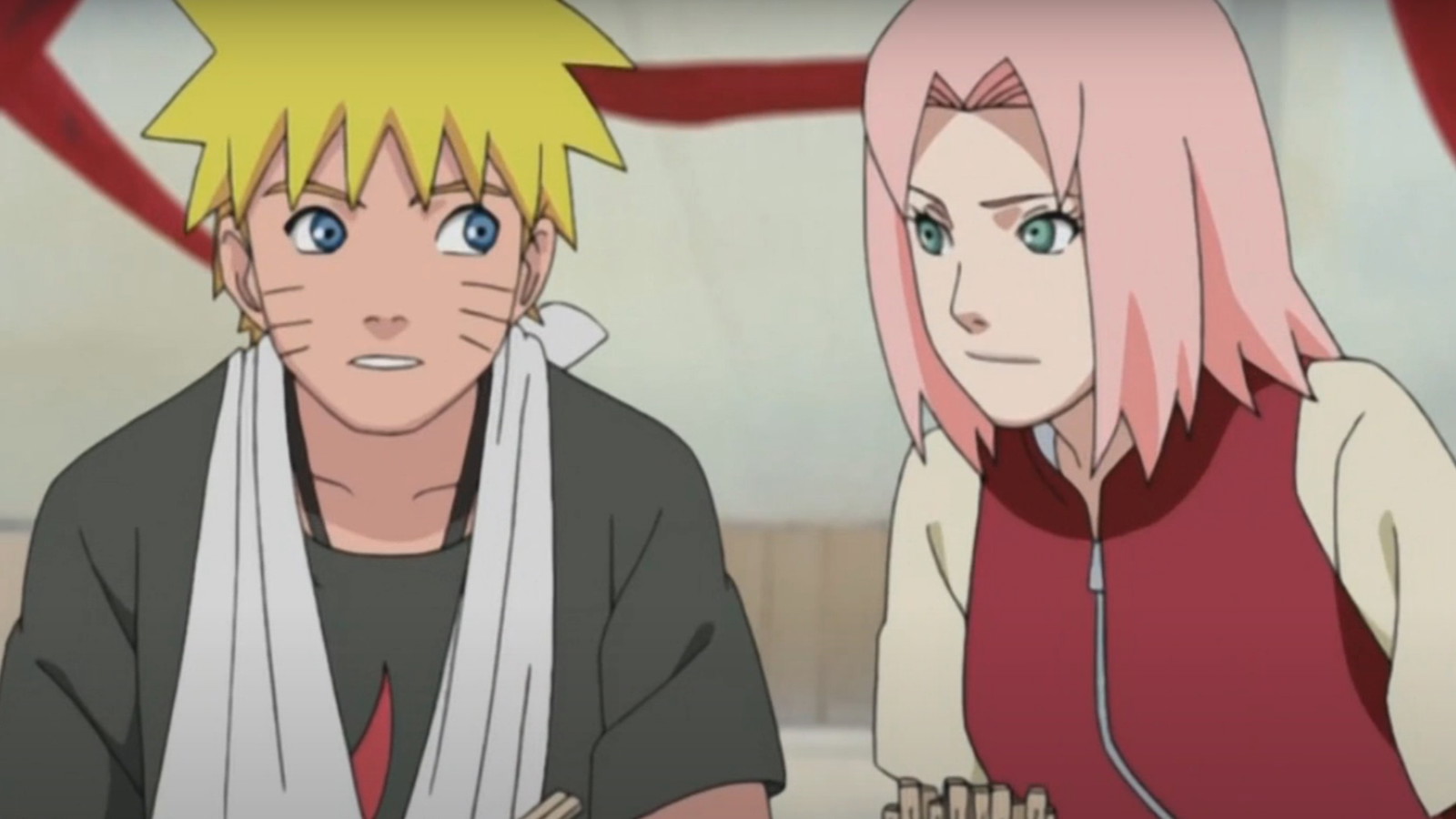 Sakura and Naruto in Naruto Shippuden