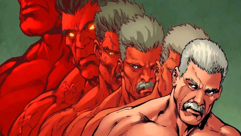 Thunderbolt Ross' transformation into Red Hulk