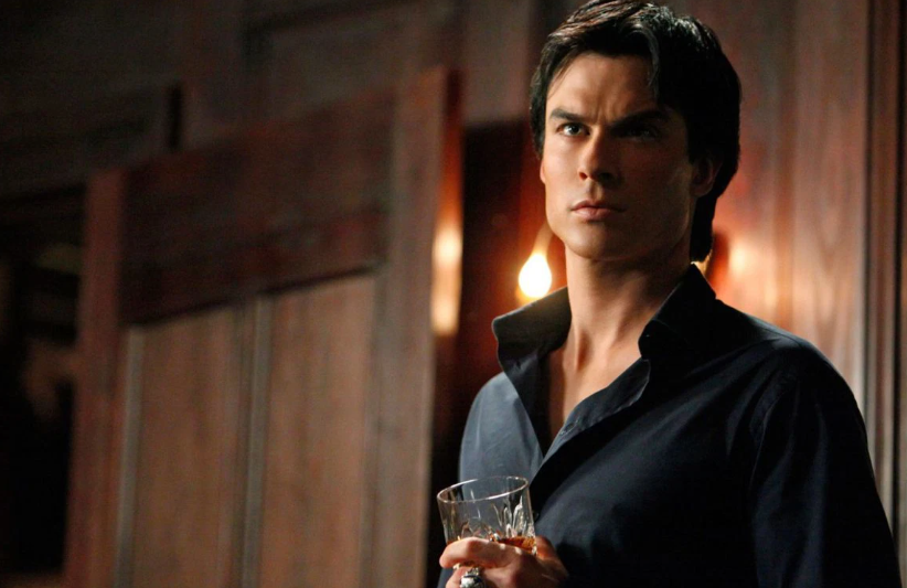 Ian Somerhalder as Damon in the hit show, The Vampire Diaries.