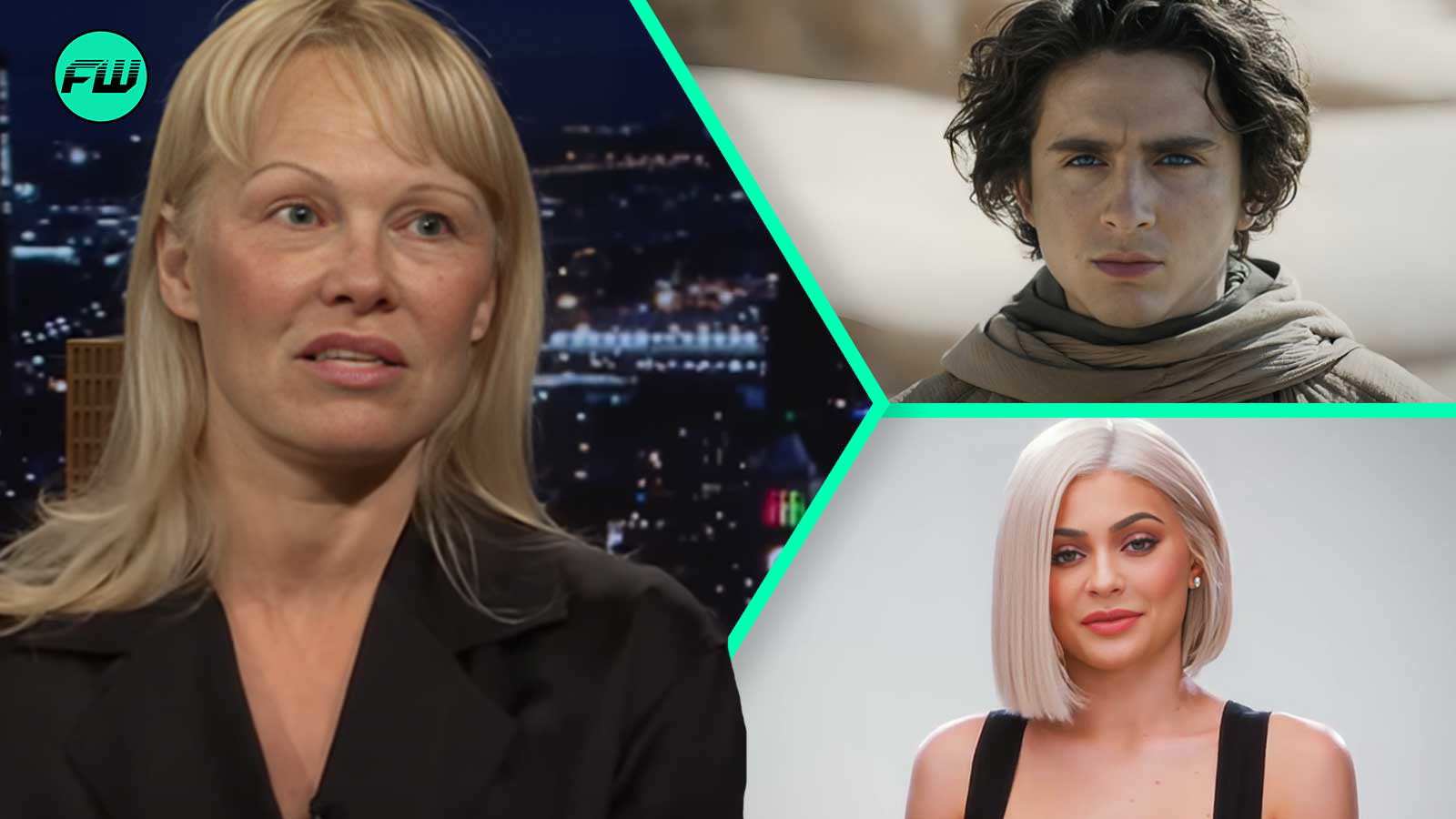 timothée chalamet-kylie jenner-pamela anderson