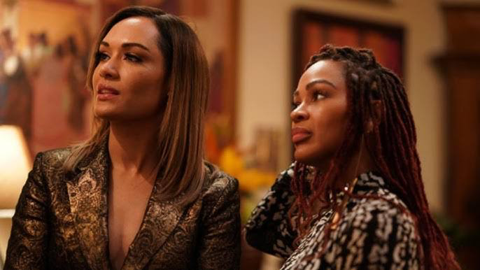 Grace Byers’ Quinn with Jerrie Johnson’s Tye in Tracy Oliver’s comedy-drama series Harlem