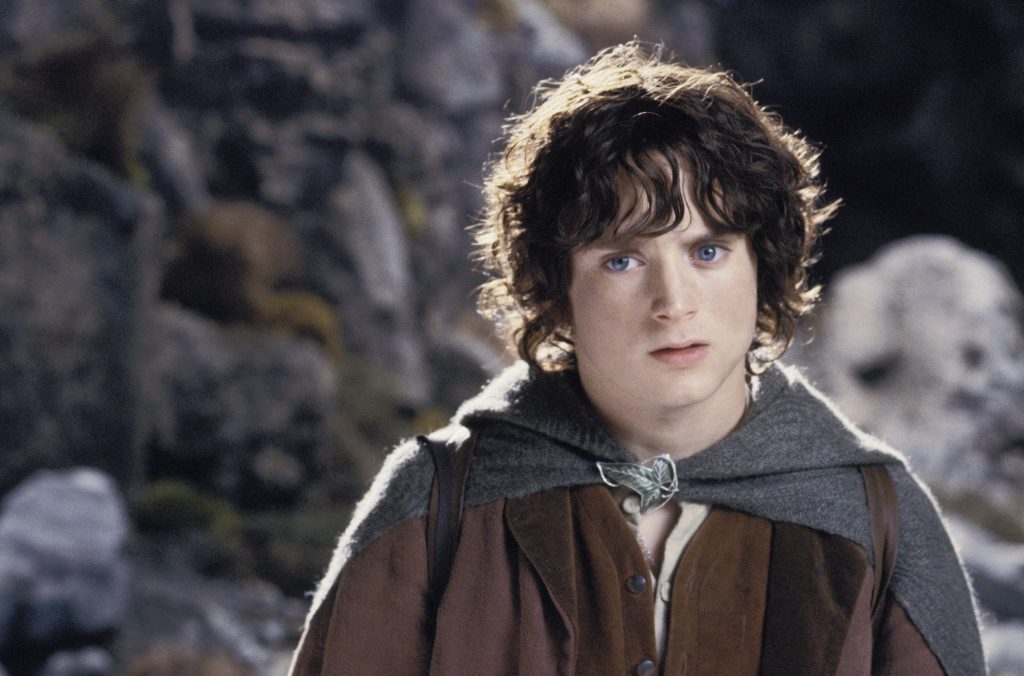 Elijah Wood in the film Lord of the Rings: The Two Towers