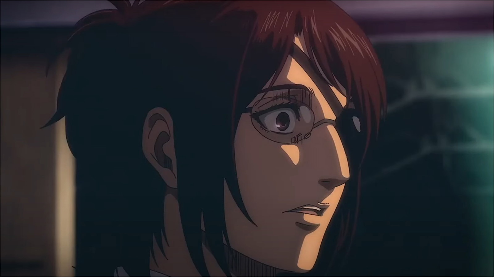 Hange Zoe in Hajime Isayama's Attack on Titan anime