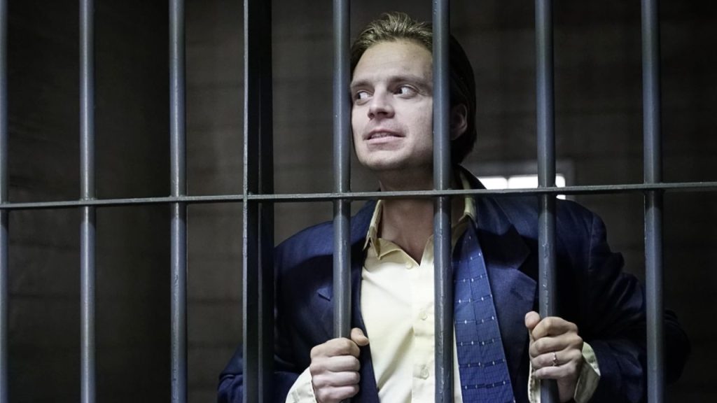 Sebastian Stan behind bars in I'm Not Here