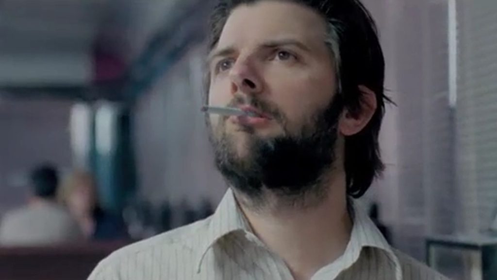 Adam Scott smoking a cigarette in The Vicious Kind