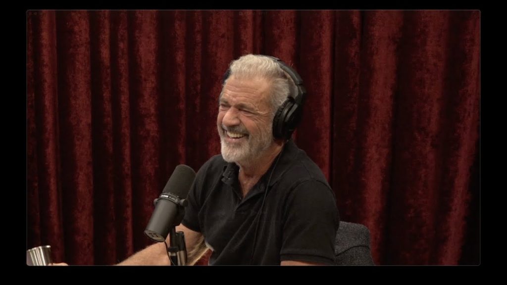 Mel Gibson in a still from the Joe Rogan Experience podcast